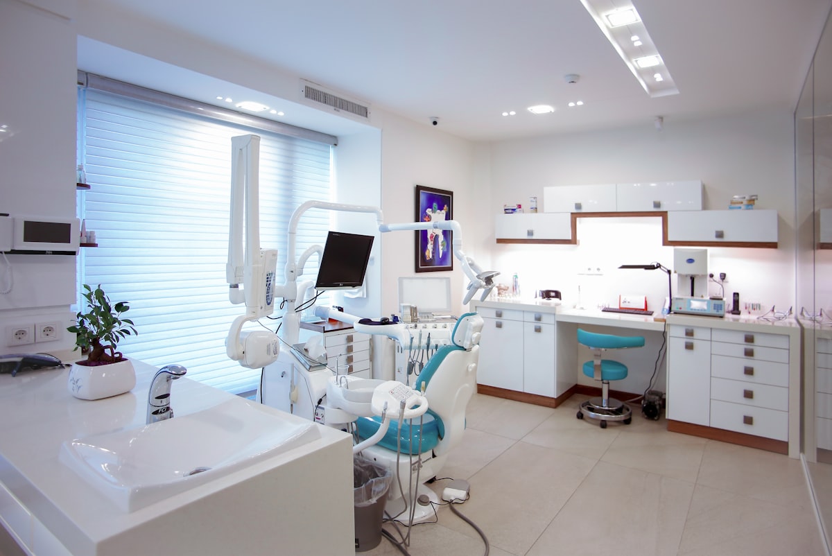 Sillón dental moderno